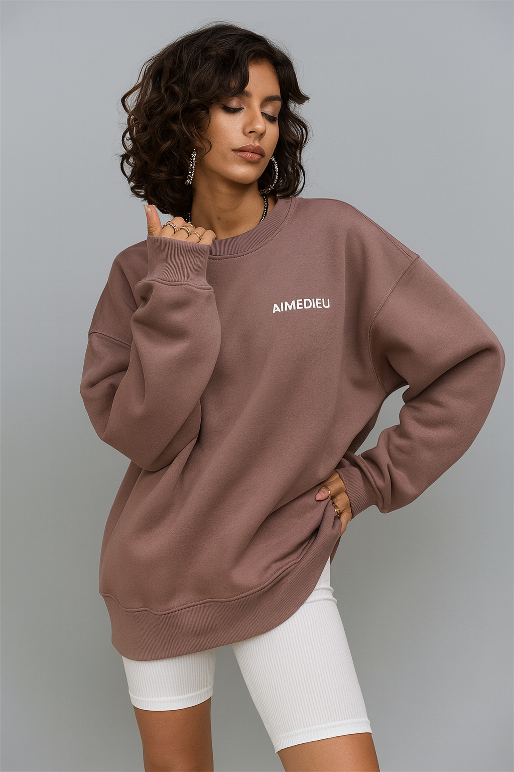 Ladies AIMEDIEU Oversized sweatshirt