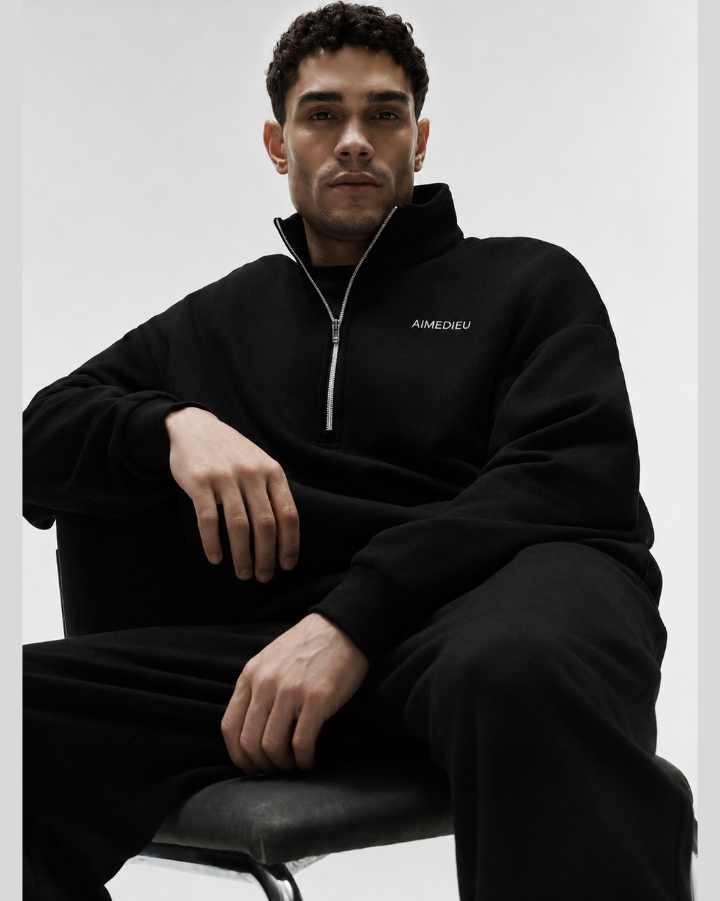 AIMEDIEU ICON Unisex Relaxed Quarter-Zip Pullover