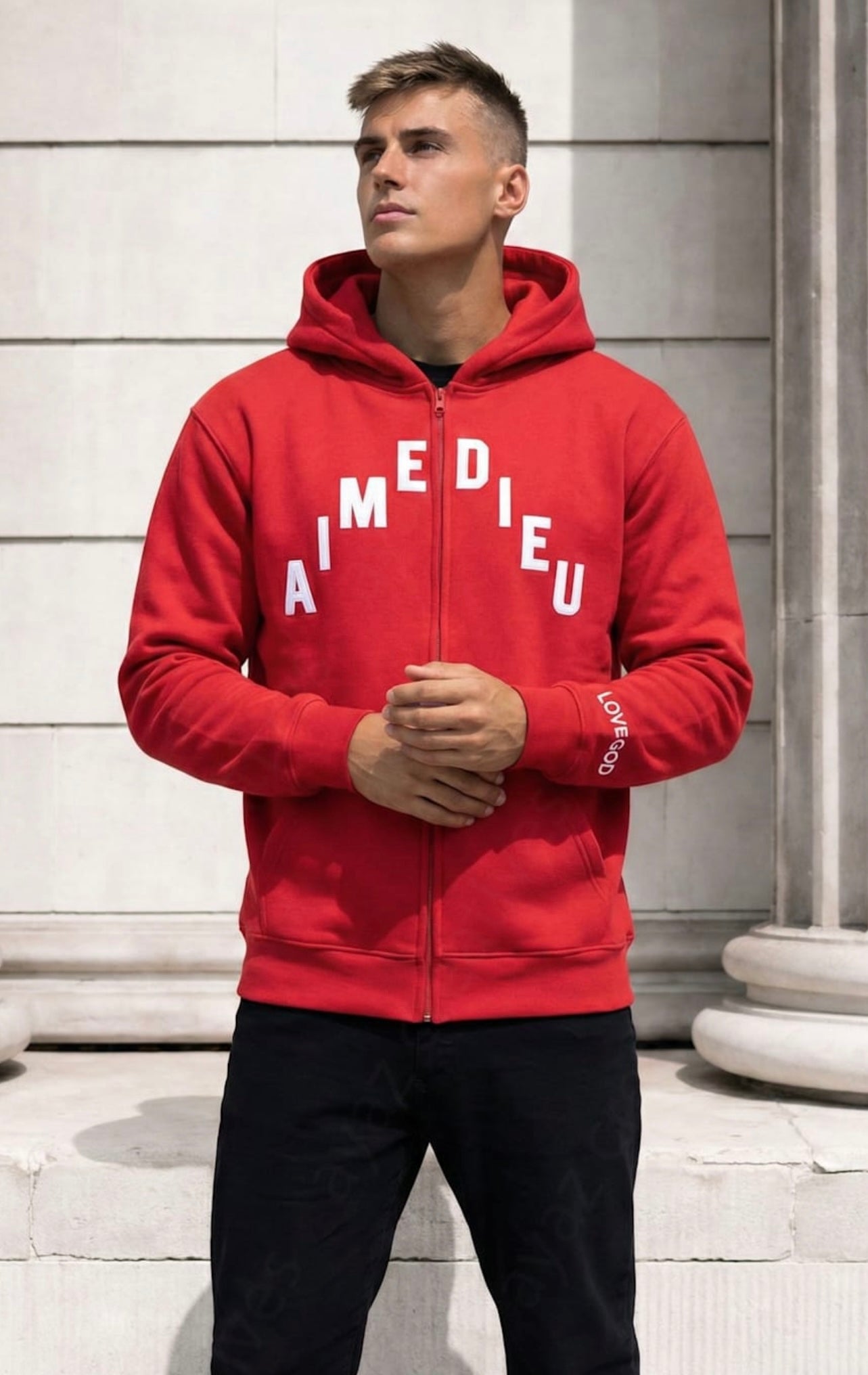 AIMEDIEU Duffer Zip Hoodie
