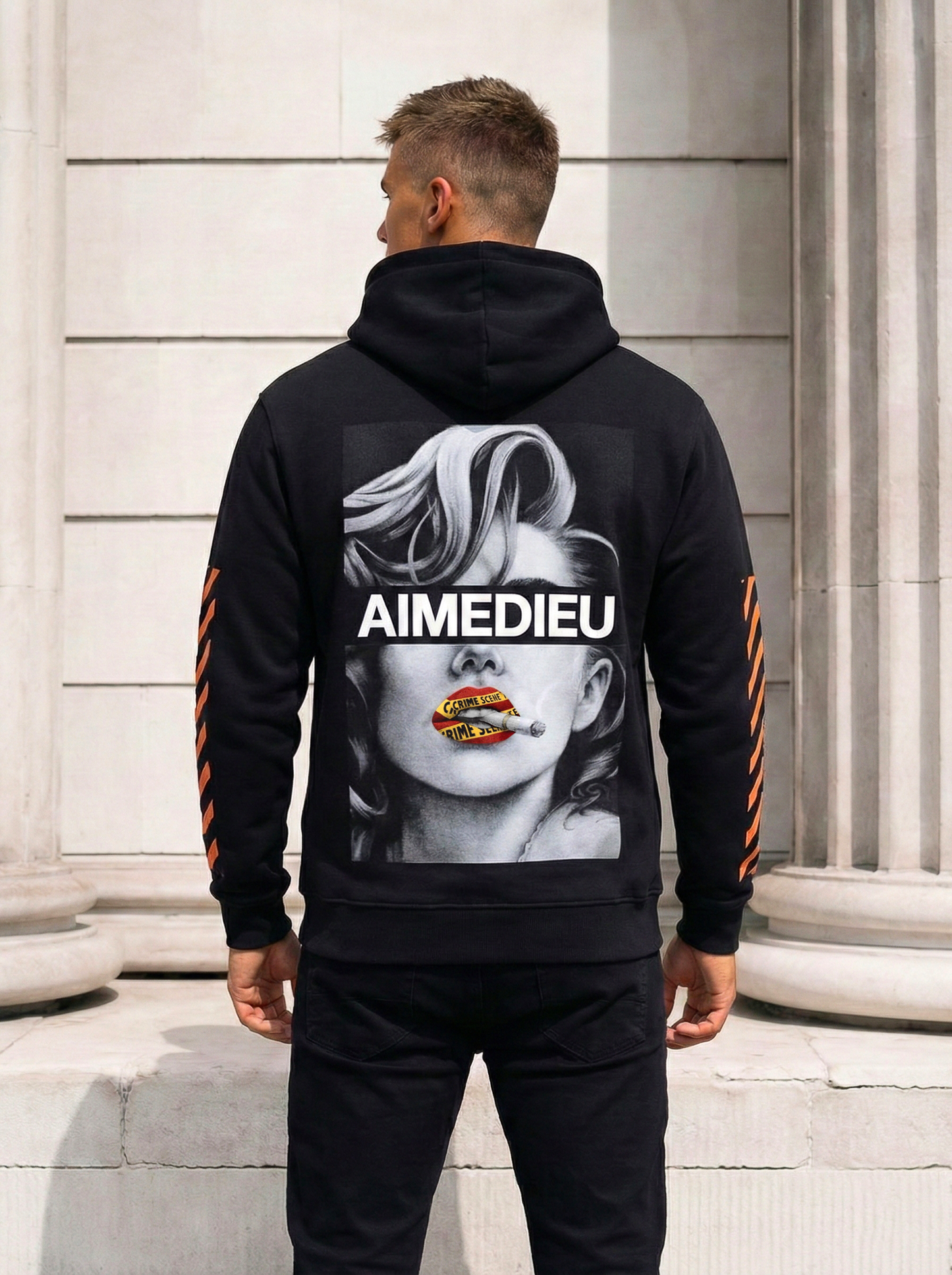 Aimedieu orange stripe