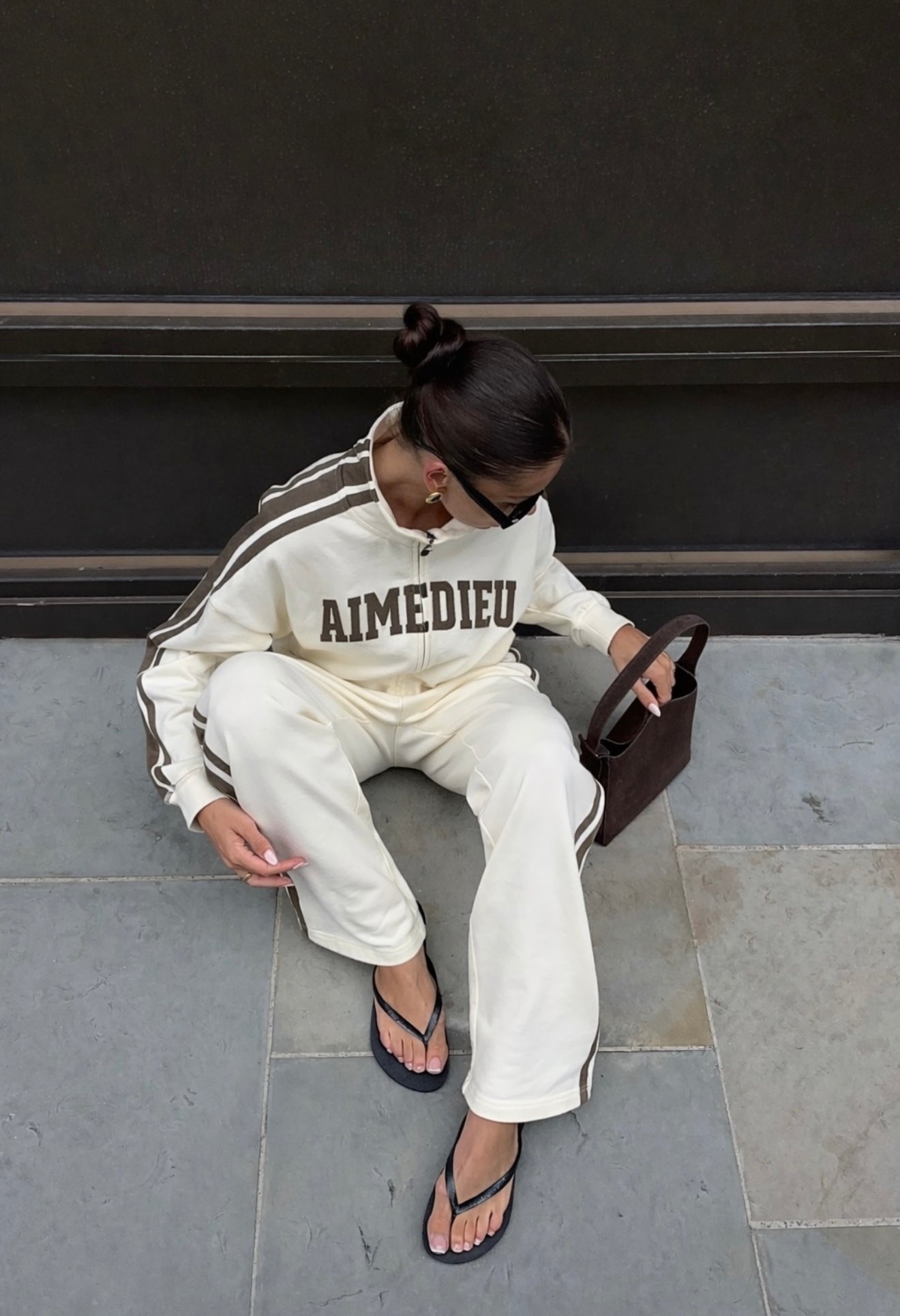 Women's Zip-Up Top & Joggers Airport Tracksuit Set