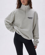 Women's Varsity Quarter-Zip Airport Tracksuit Set
