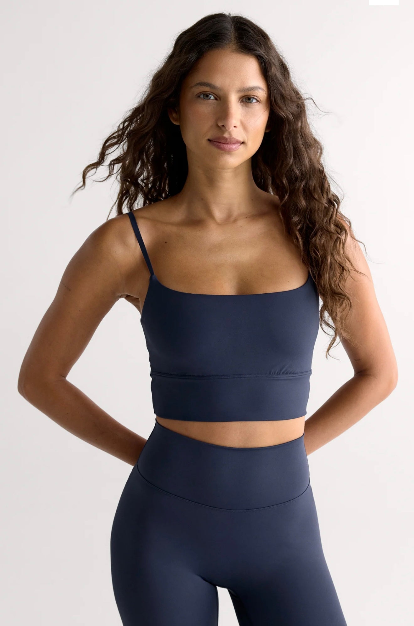 Womens Sports Bra Blue AIMEDIEU