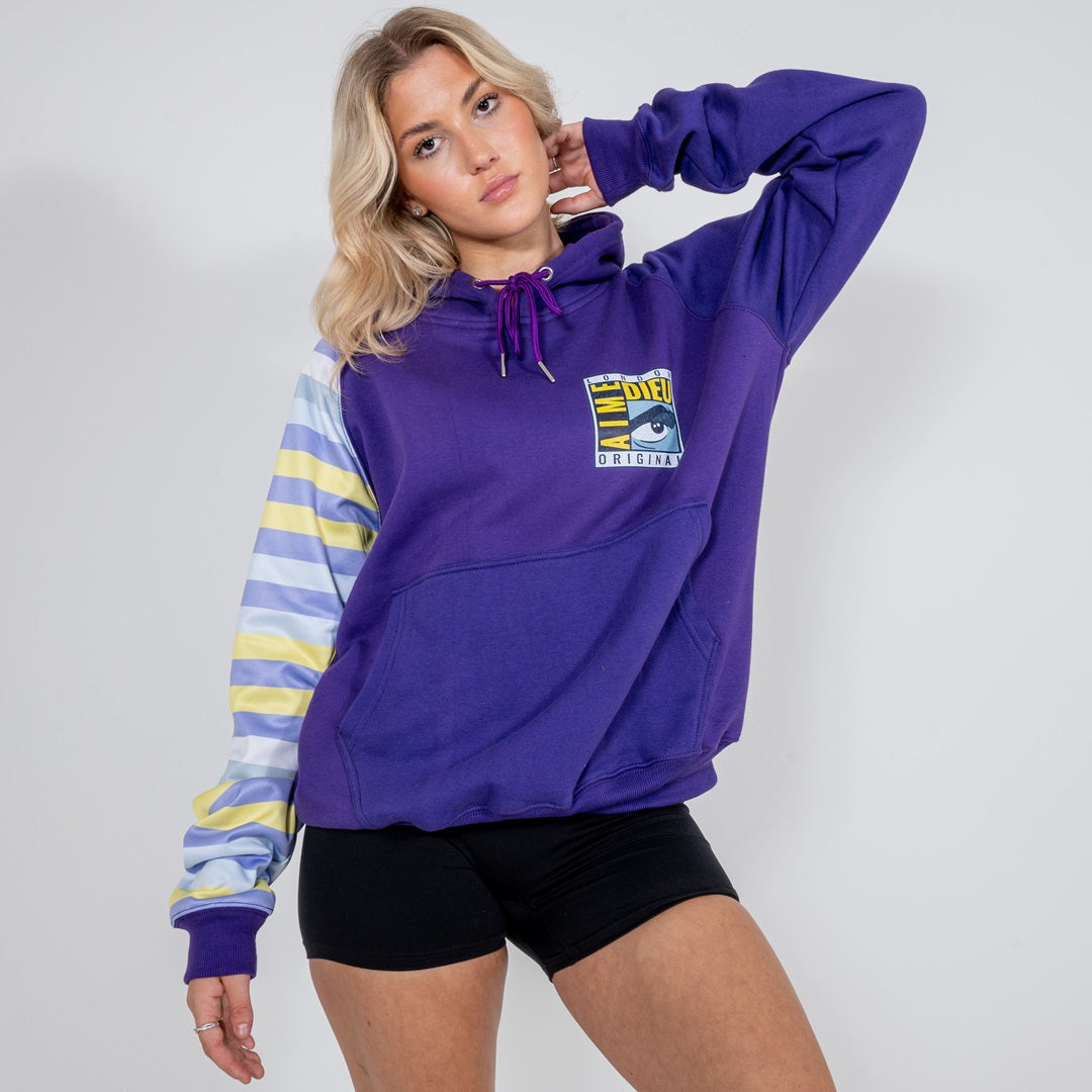 AIME DIEU Purple Hoodie | Cool Pop Art Hoodie