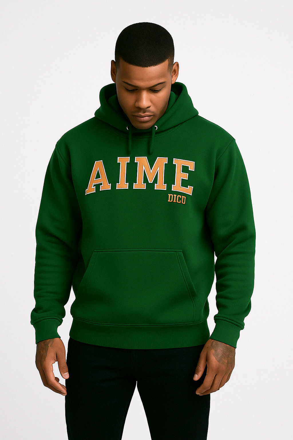 AIMEDIEU Forest Green Hoodie