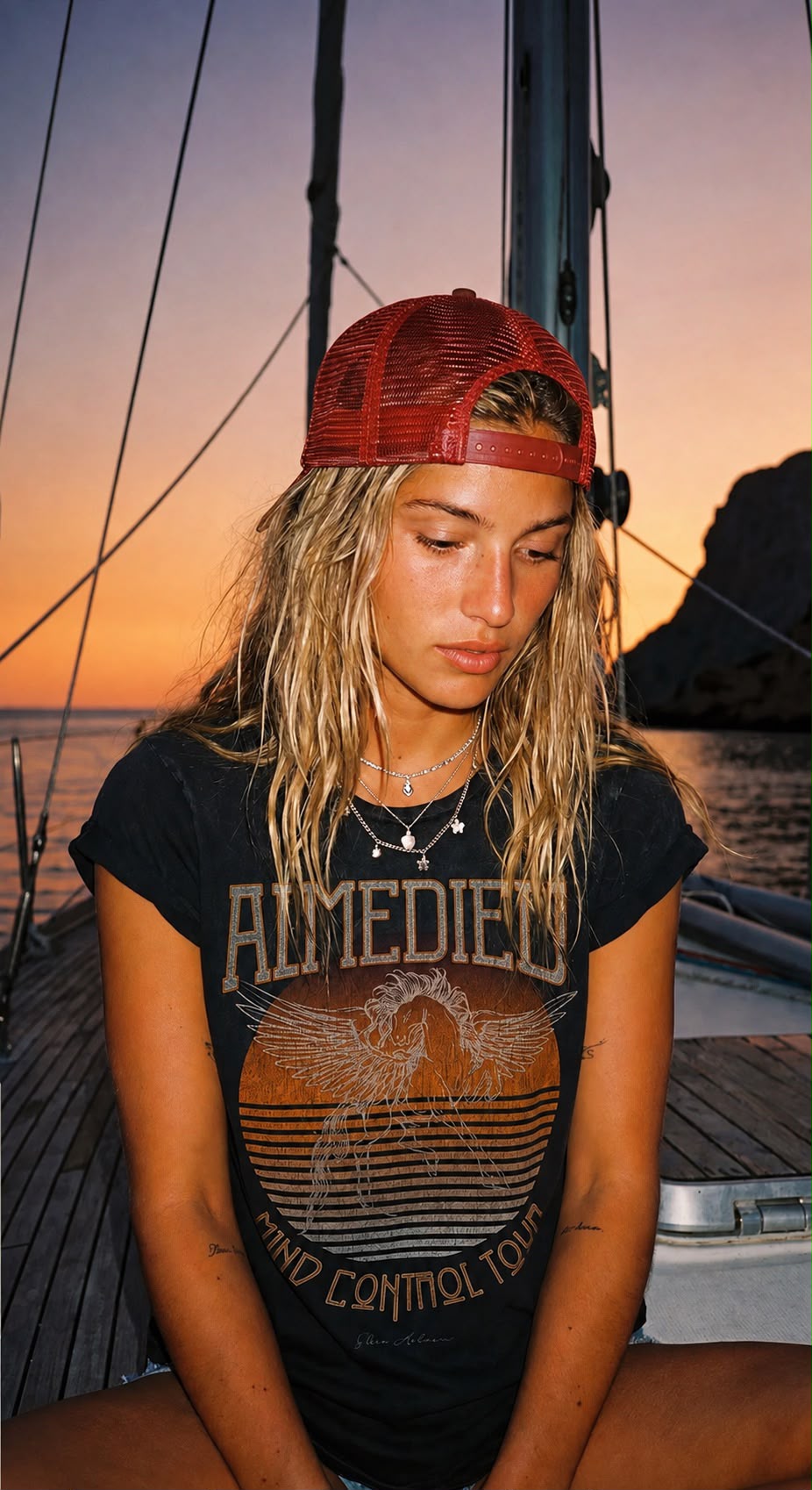 Womens Print Relaxed Fit T-Shirt