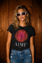 AIMEDIEU Scribble Circle T-Shirt