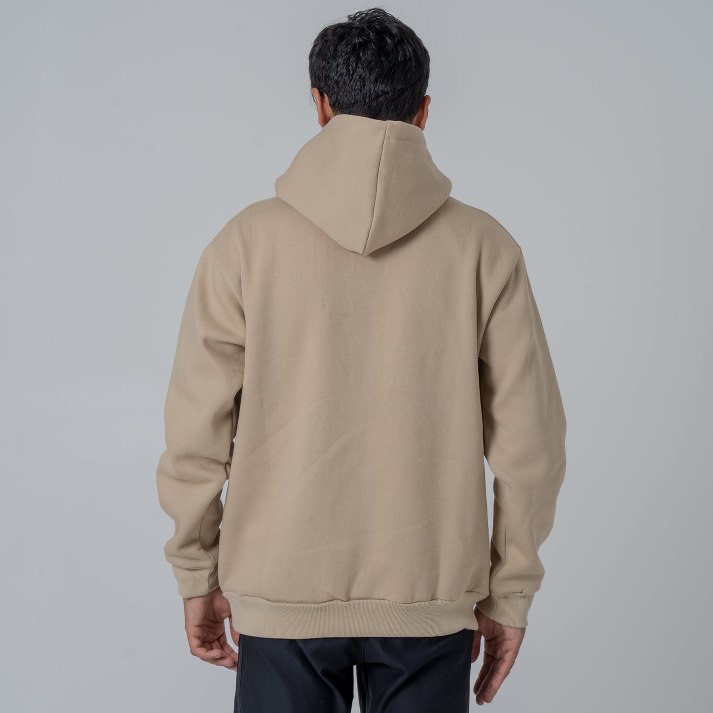 Aime Dieu Light Brown Essential Hoodie - Oversized Hoodie