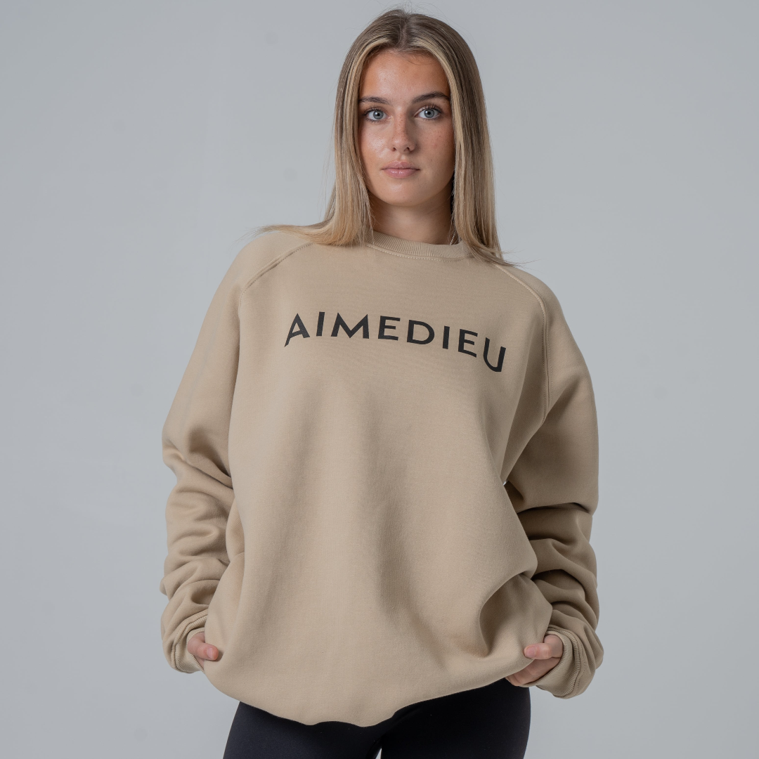 Aime Dieu Essential Sweatshirt - Oversized Sweats