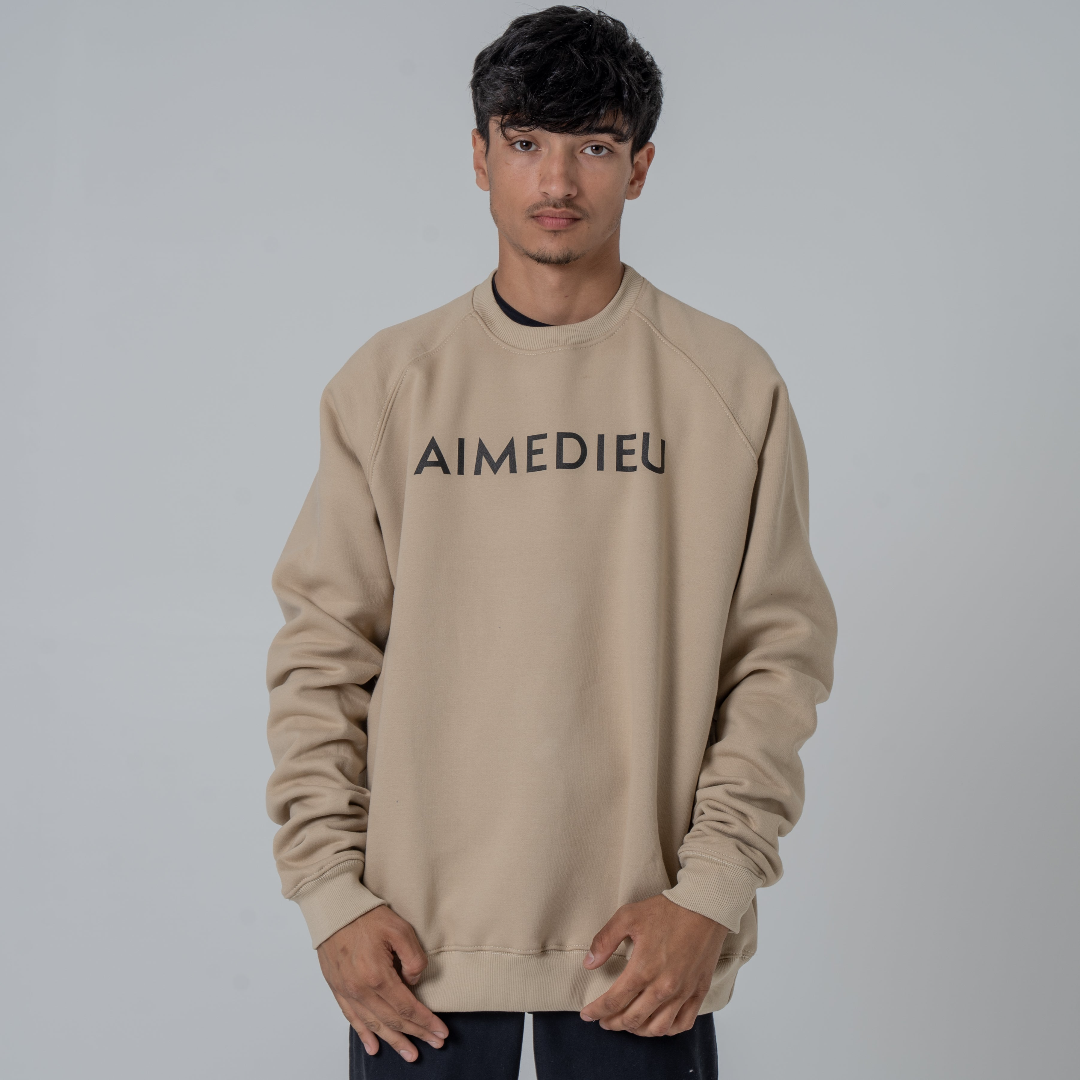 Aime Dieu Essential Sweatshirt - Oversized Sweats