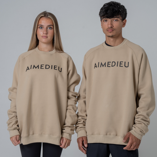 Aime Dieu Essential Sweatshirt - Oversized Sweats